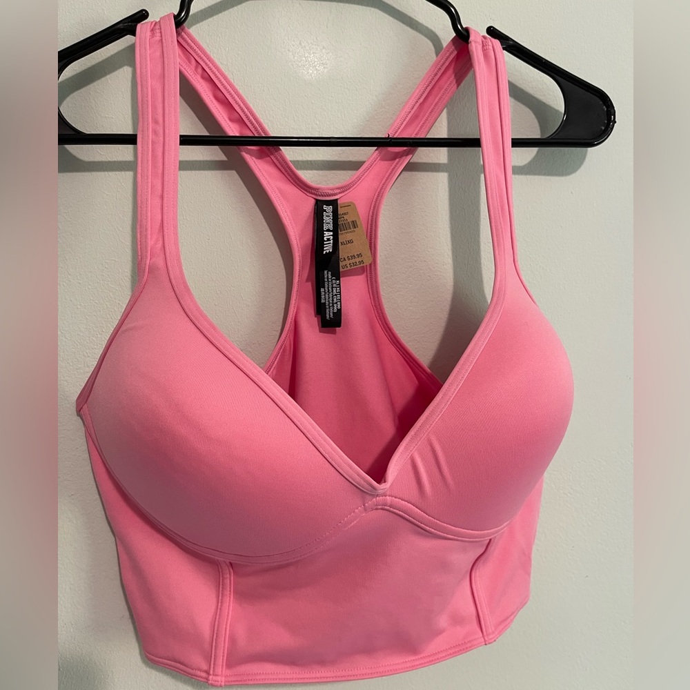 Victoria’s Secret pink, sports bra XL